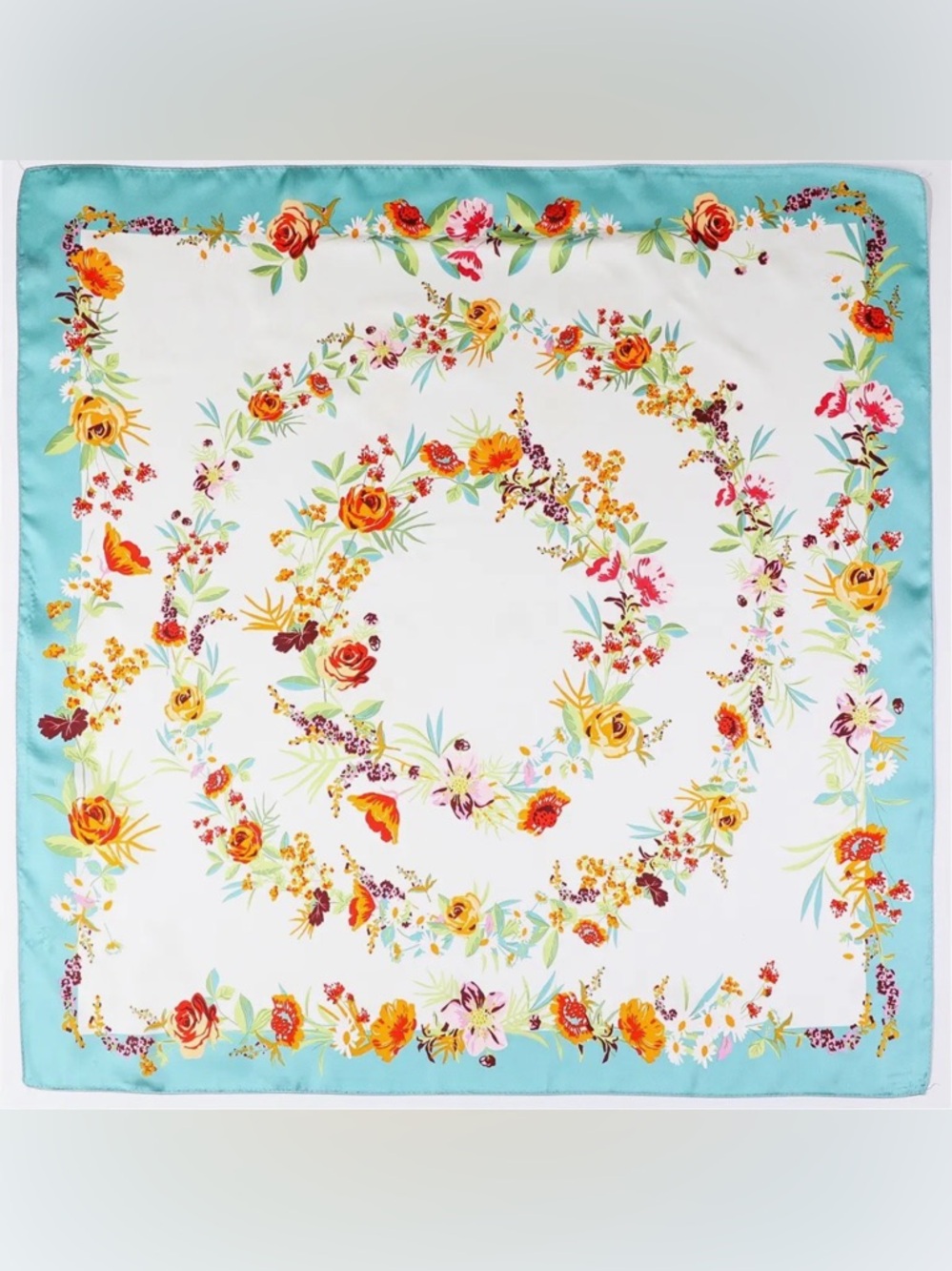 Spring Meadow Floral Scarf